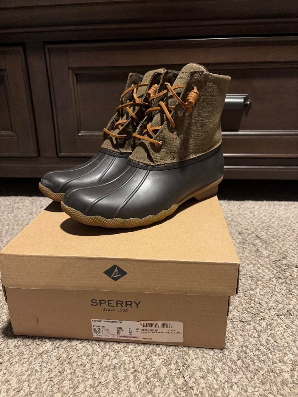 Sperry saltwater duck shoes